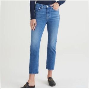 Edwin Elin Crop Straight Blue Jeans Women’s size 25